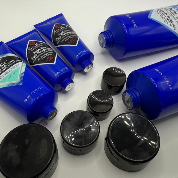 Jack Black 7pc Grooming Lot - Turbo Wash, Big Sir, Moisturizer, SPF Lip Balm Set - Picture 7 of 8